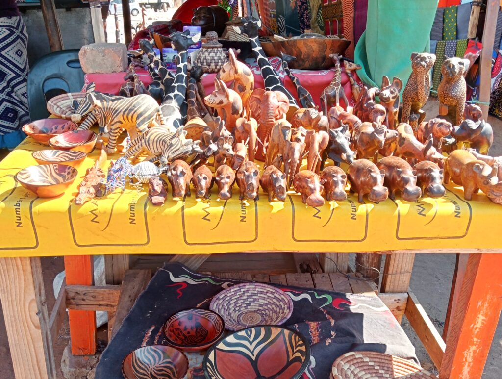 ボツワナ カサネ お土産屋 アフリカ土産